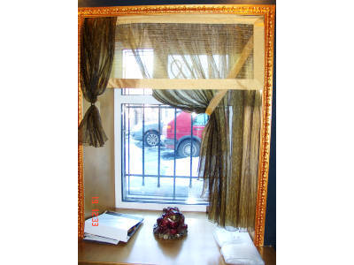 Тюлевые шторы в офисе фото в интерьере пример 2238