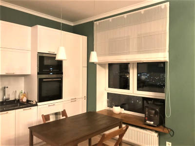 Тюлевые шторы на кухне фото в интерьере пример 2358