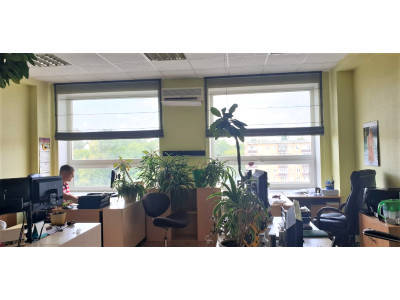 Тюлевые шторы в офисе фото в интерьере пример 2443