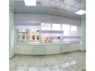 Тюлевые шторы в офисе фото в интерьере пример 2628