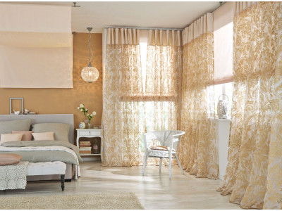 Римские шторы для спальни фото в интерьере пример 711