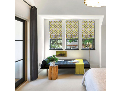 Классические шторы в спальне фото в интерьере пример 997