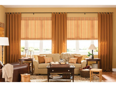 Классические шторы в гостиной фото в интерьере пример 2119