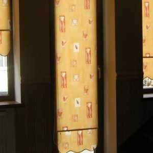 Рулонные шторы фото в интерьере пример 1449