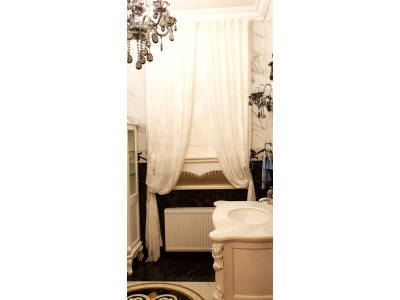 Римские шторы в ванной фото в интерьере пример 2230