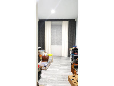 Японские шторы панели фото в интерьере пример 2213