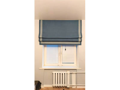 Римские шторы для спальни фото в интерьере пример 2625