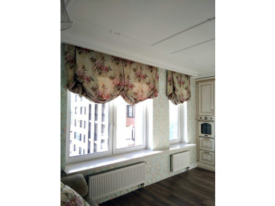 Английские лондонские шторы фото в интерьере пример 254