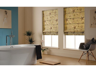 Римские шторы в ванной фото в интерьере пример 891