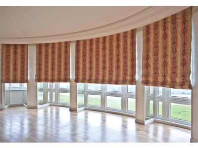 Римские шторы фото в интерьере пример 2121