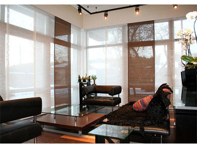 Японские шторы в гостиной фото в интерьере пример 1198