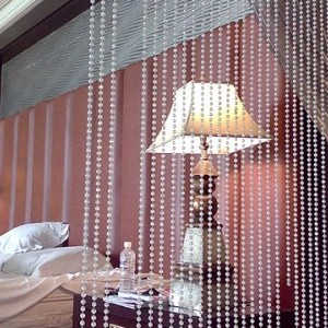 Верёвочные шторы в спальне фото в интерьере пример 1330