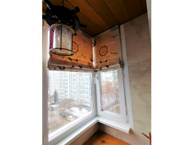 Шторы для балкона и лоджии фото в интерьере пример 2588 : 4
