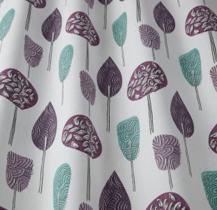 Ткань: Scandi Trees / цвет: Violet / Коллекция: ILIV